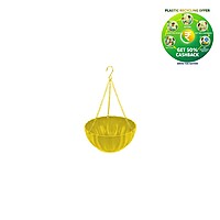 Danaka Hanging Pot with Chain| 7.5 Inch Plastic Hanging Planter | Indoor & Balcony Hanging Pot