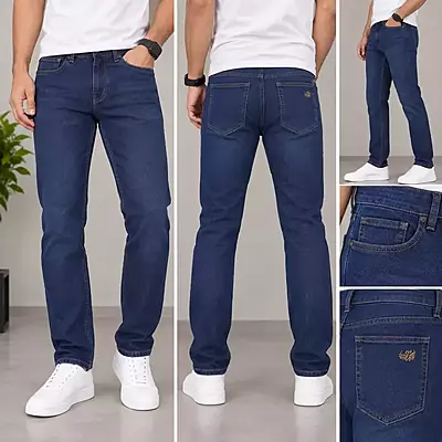 Men’s Dark Indigo Slim Fit Denim Jeans