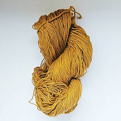 Cotton Yarn 4 Ply Dark Mustard