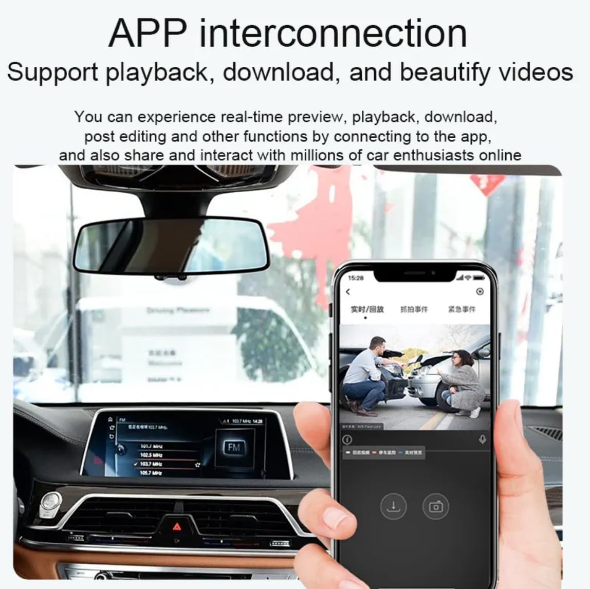 Dash Cam (SY-308 PRO) 2K WiFi , G-Sensor, GPS Support, Time-Lapse & Loop Recording, Motion Detection, Compact Car Camera Dash Cam (SY-308 PRO) 2K WiFi , G-Sensor, GPS Support, Time-Lapse & Loop Recording, Motion Detection, Compact Car Camera