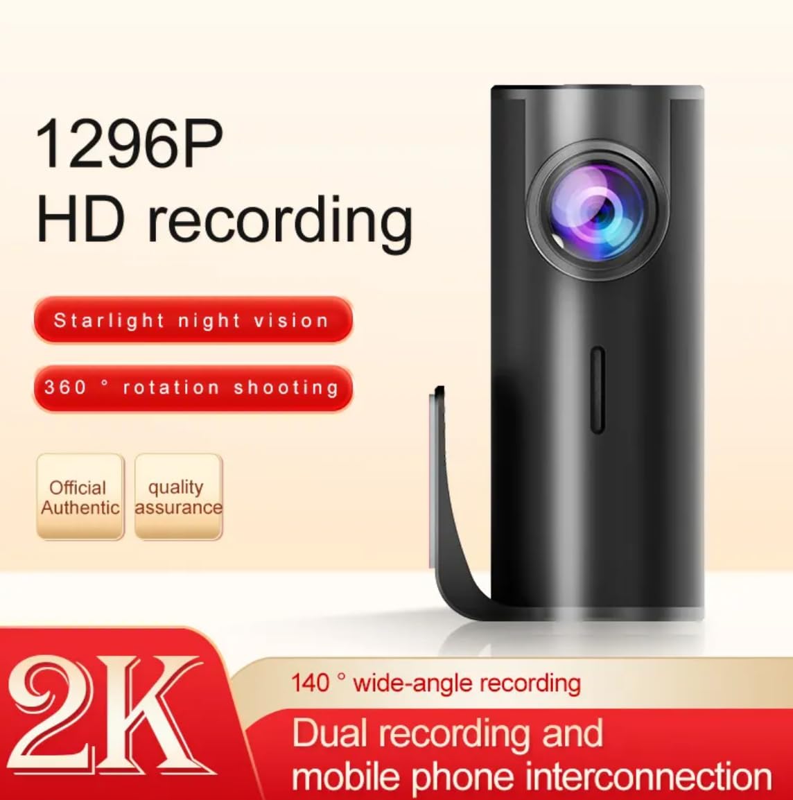 Dash Cam (SY-308 PRO) 2K WiFi , G-Sensor, GPS Support, Time-Lapse & Loop Recording, Motion Detection, Compact Car Camera Dash Cam (SY-308 PRO) 2K WiFi , G-Sensor, GPS Support, Time-Lapse & Loop Recording, Motion Detection, Compact Car Camera