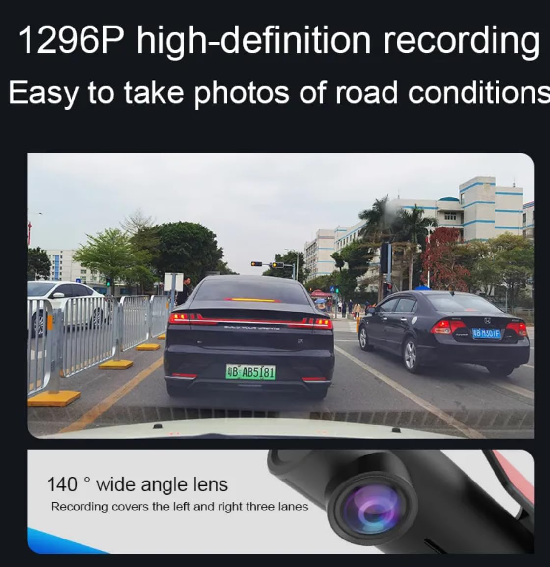 Dash Cam (SY-308 PRO) 2K WiFi , G-Sensor, GPS Support, Time-Lapse & Loop Recording, Motion Detection, Compact Car Camera Dash Cam (SY-308 PRO) 2K WiFi , G-Sensor, GPS Support, Time-Lapse & Loop Recording, Motion Detection, Compact Car Camera