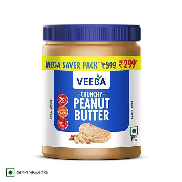Veeba - Peanut Butter Crunchy 900 Grams
