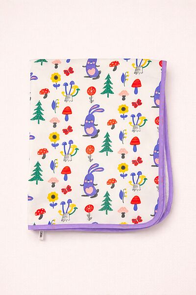 Baby Dry Sheet Bed Protector – Happy Bunny (75 × 58 cm)