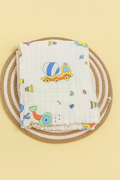 6-Layer Muslin Cotton Bath Towel – Soft & Absorbent – 100x 50cm – Assorted Designs 6-Layer Muslin Cotton Bath Towel – Soft & Absorbent – 100x 50cm – Assorted Designs