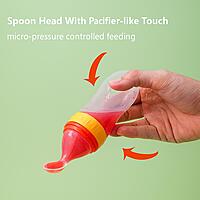 Silicone Squeeze Spoon Feeder