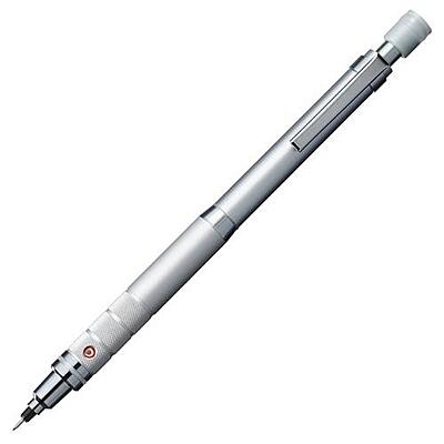 MITSUBISHI UNI KURUTOGA ROULETTE MECHANICAL PENCIL, 0.5MM, SILVER