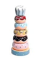 Organic Wooden Doughnut Stacker