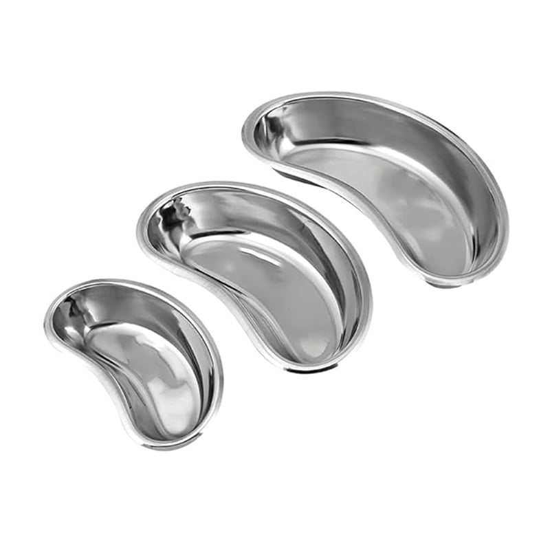 GI Stainless Steel Heavy Kidney Tray with Lid
