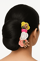 Floral Elegance Hair Comb Set-2pc