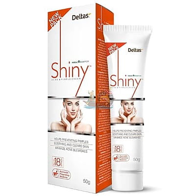 Deltas Shiny Fairness Cream | Herbal Anti-Acne & Pimple Cream