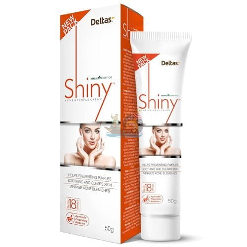 Deltas Shiny Fairness Cream | Herbal Anti-Acne & Pimple Cream