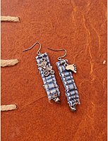 Denim Earrings