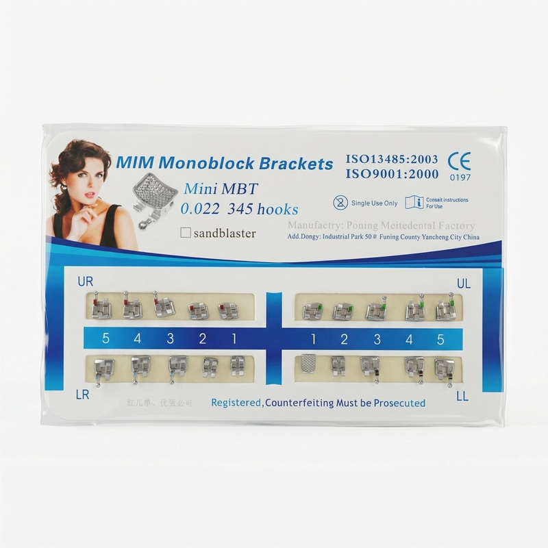 U Ortho Metal Bracket Kit MBT 0.022 – Orthodontic Brackets