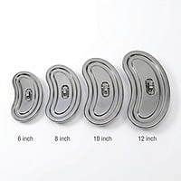 GI Stainless Steel Heavy Kidney Tray with Lid