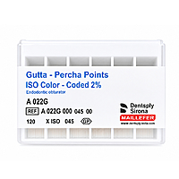 Dentsply Gutta Percha Points 2% Taper – ISO Standard Root Canal Filling Material