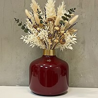 Deep Maroon Vase
