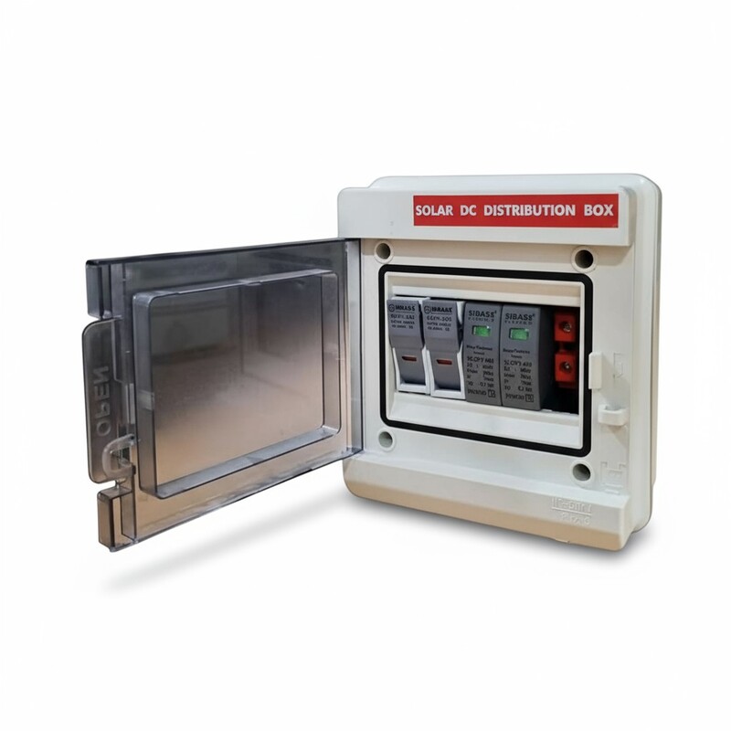 WaterShield IP66 DCDB 1 in 1 Out Inbuilt DC Fuse 20A (2 Nos), SPD 600V