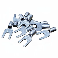 1 sq.mm Cable Connector Lug Non Insulated Fork Crimp Terminal - 1 Nos | HF-100
