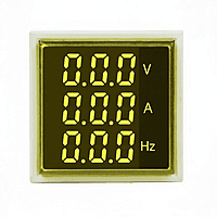 AC Voltage Current Frequency LED Display Meter 500V, 0-100A,0-50Hz (RED)