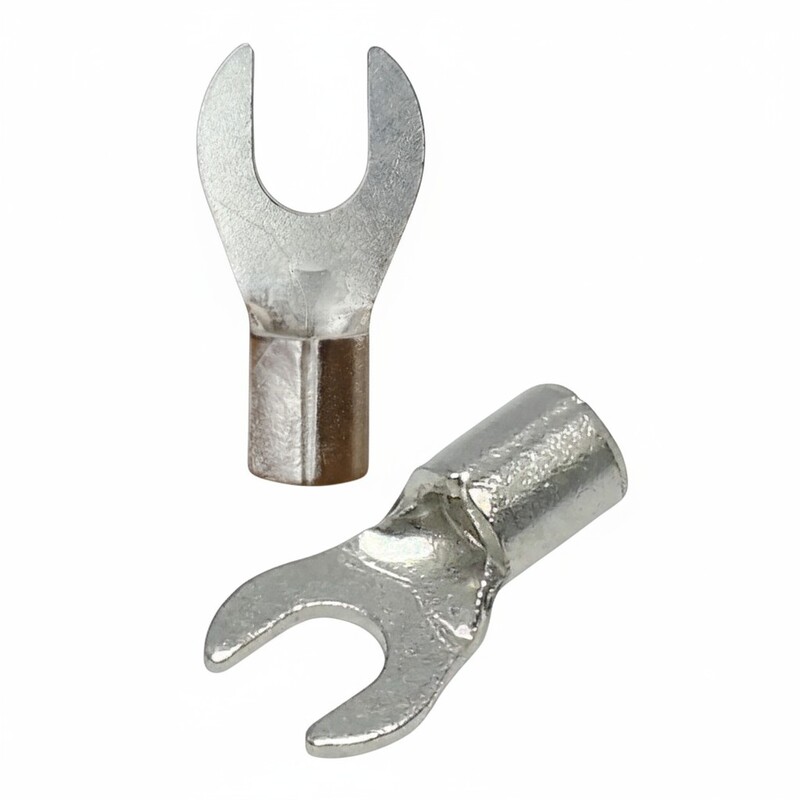 1.5 sq.mm Copper Ring Fork (U - CUT) Terminal End Lugs - 1 Nos | HU-7237
