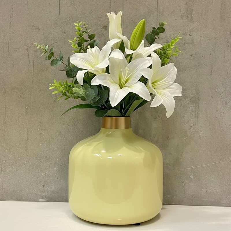 Pastel Yellow Vase