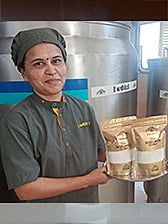 Desiccated coconut powder