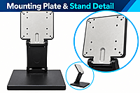 Andbox Desk Retail Stand – Foldable Countertop Monitor & Touch Display Stand for Kiosk & POS Andbox Desk Retail Stand – Foldable Countertop Monitor & Touch Display Stand for Kiosk & POS