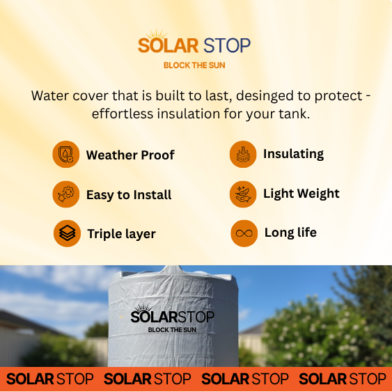 SolarStop Premium Insulated Water Tank Cover