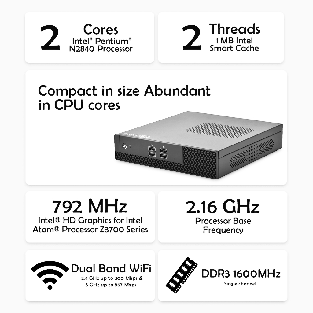 Pro Intel i3 7167U 7 Gen.