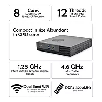 Intel i5-1335U Mini PC – 13th Gen 10-Core Processor, Dual 4K Display, HDMI, USB 4.0 & Wi-Fi 5 | SmartDeskPC