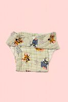 6-Layer Muslin Nappies – Pack of 3 (Assorted Designs)