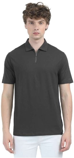 Rare Rabbit Vintage Zip Polo T-Shirt