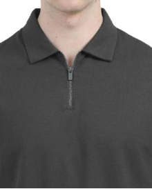 Rare Rabbit Vintage Zip Polo T-Shirt