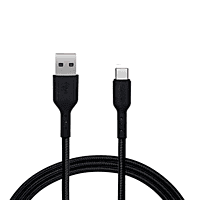 Champion USB to Type-C 3Amp Data Sync & Charging Cable Braided for all Android & Type-C Devices (Black) Champion USB to Type-C 3Amp Data Sync & Charging Cable Braided for all Android & Type-C Devices (Black)