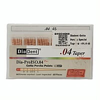 DiaDent Gutta Percha Points 4% – Special Tapered Root Canal Points