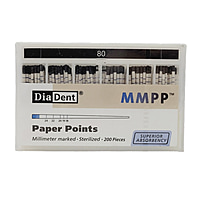Diadent Paper Points Millimeter Marked 2% Endodontic Paper Points