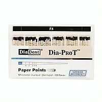 Diadent Pro T Paper Points F2 Pack of 100 Endodontic Paper Points