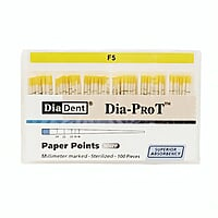 Diadent Pro T Paper Points F4 Pack of 100 Endodontic Paper Points