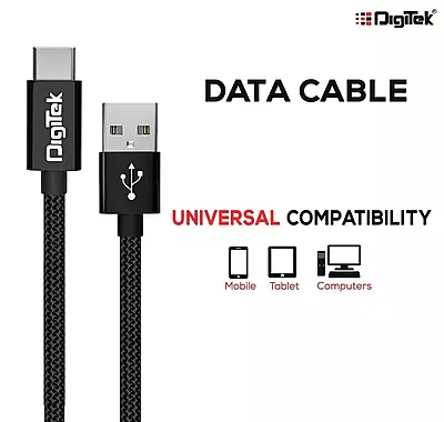 Digitek Charge Type C USB Cable (DC 1M C NBBLK) Digitek Charge Type C USB Cable (DC 1M C NBBLK)