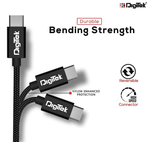 Digitek Charge Type C USB Cable (DC 1M C NBBLK)