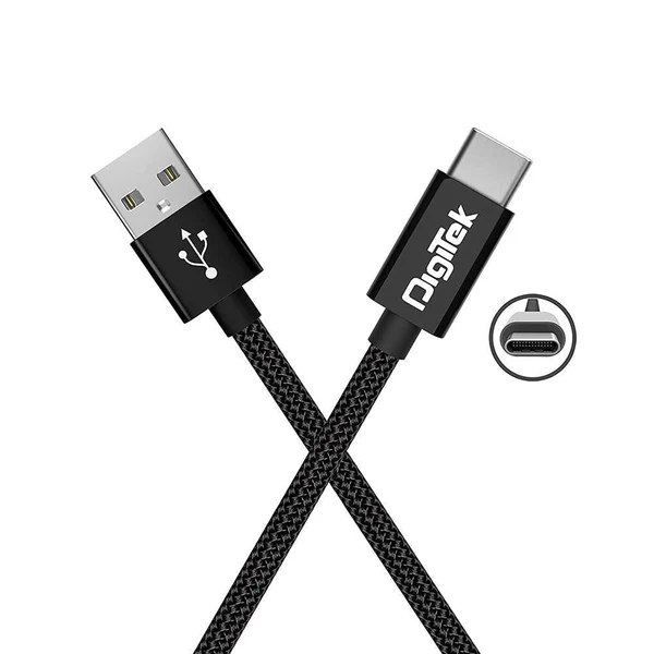 Digitek Charge & Data USB Cable ,1 Metre, Black (DC 1M MU NB BKL )