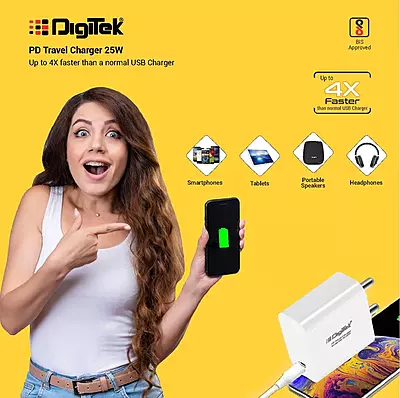 Digitek PD Travel Charger 25W (DMPD 25W) Digitek PD Travel Charger 25W (DMPD 25W)