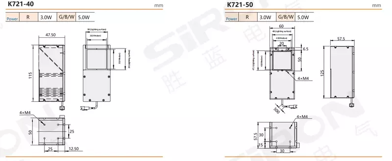 SiRON K721 Series Parallel Coaxial Light Source