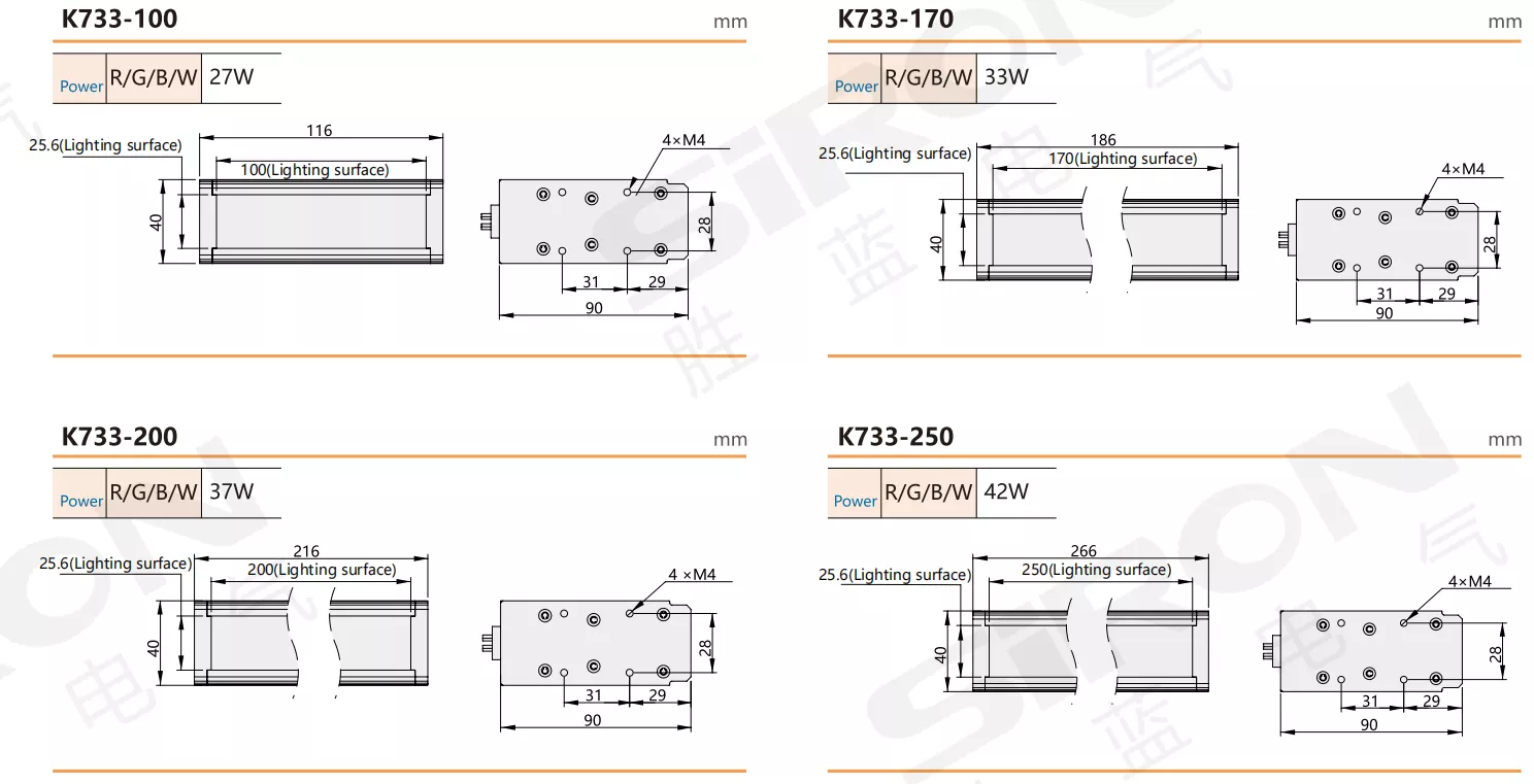 SiRON K733 Series Line Scan Light Source
