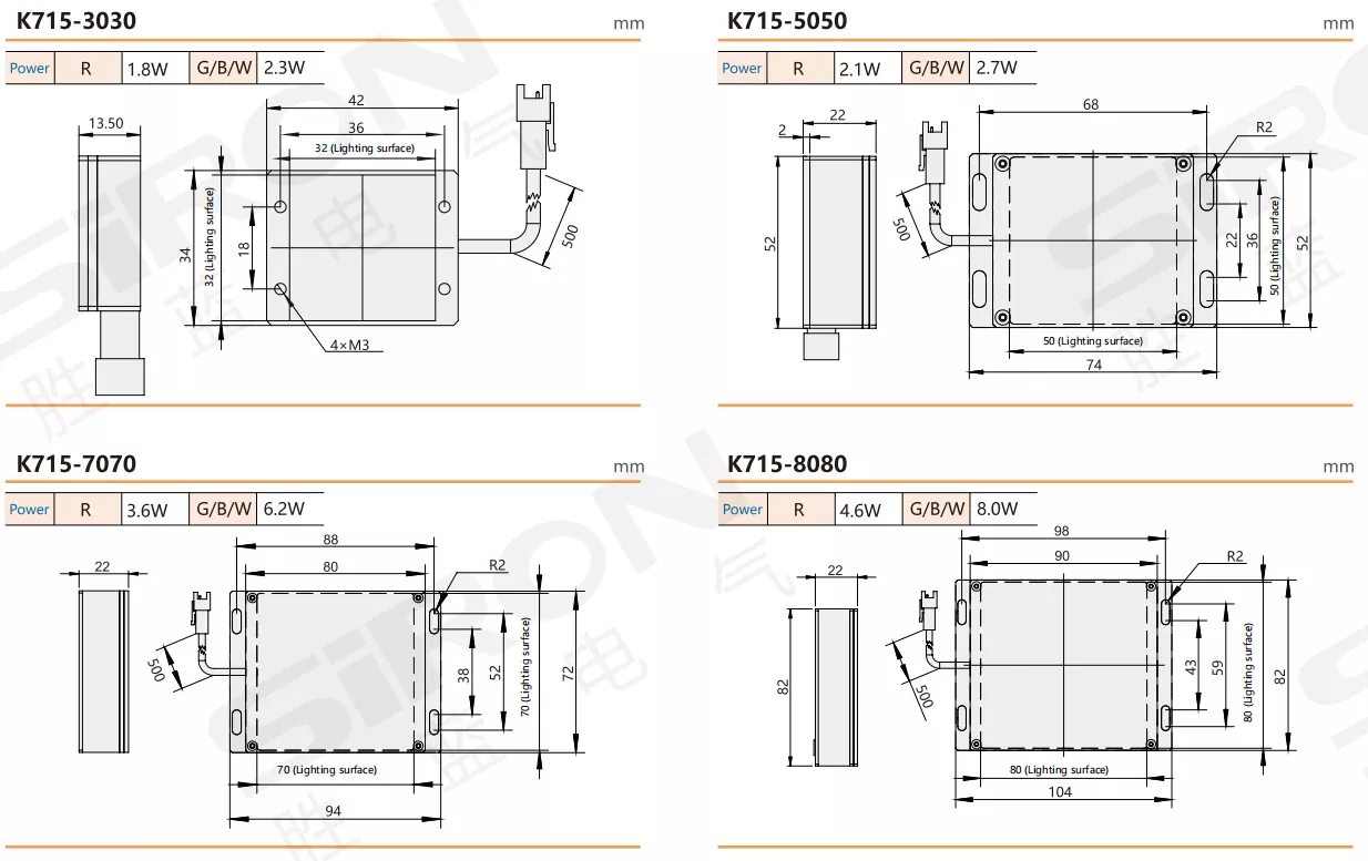 SiRON K715 Series Parallel Back Light