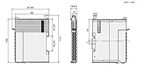 SiRON T330-N Functional module IP20 Plug-in Remote I/O Module