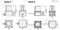 SiRON K039-5/6 Laser Lidar Navigation Type Obstacle Avoidance Type Lidar