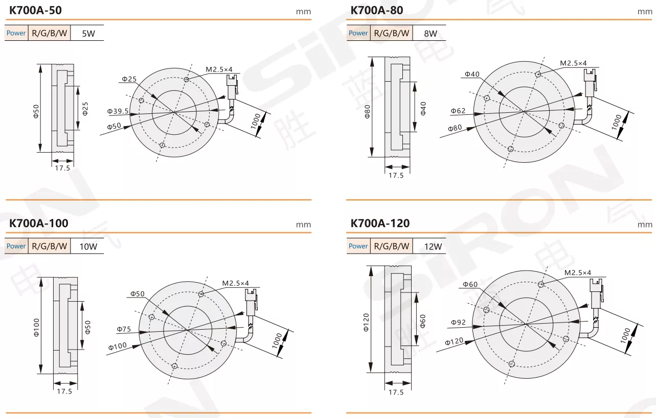 SiRON K700A Series Ring Light