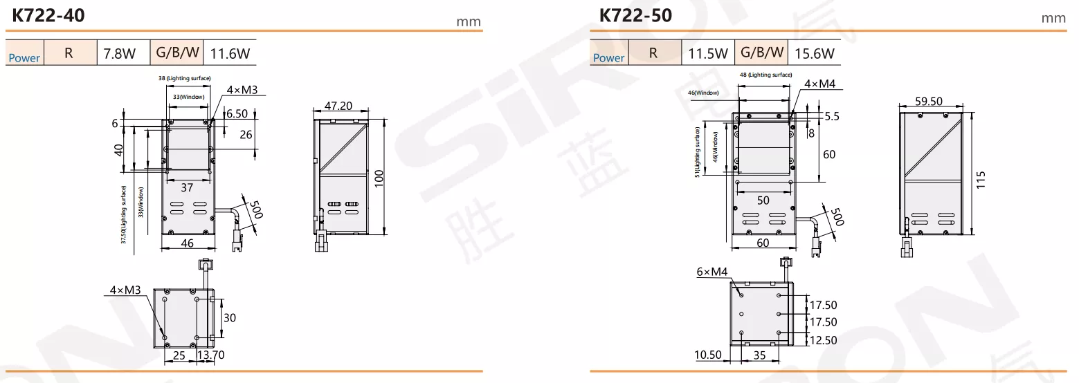 SiRON K722 Series Brightcoaxial Lightsource